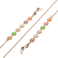 Черная металлическая цепочка для очков GL1420