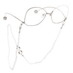 Metal non-slip chain, with crystal, for glasses and masks GL685