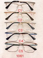 Metal frame for glasses with spring hinges Defile D1061