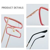 Combined frame (metal + TR90) or glasses with blue light protection, with spring hinges FA87091