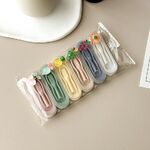 Комплект из 6 штук мини-наборов для мягких контактных линз - пинцет + присоска WL455六个装镊子, цветы и фрукты