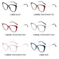 TR90 plastic frame or glasses with blue light protection, with spring hinges FA87108
