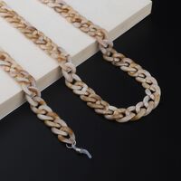 Acrylic non-slip chain, with 12 colors, for glasses and masks GB039