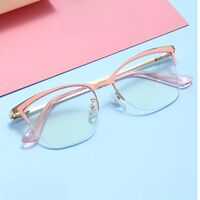 Metal glasses with blue light and UV protection 9706-GT