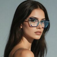 Plastic TR90 frames for glasses for women with UV and Blue Ray Cut protection FOCUS FCS2263