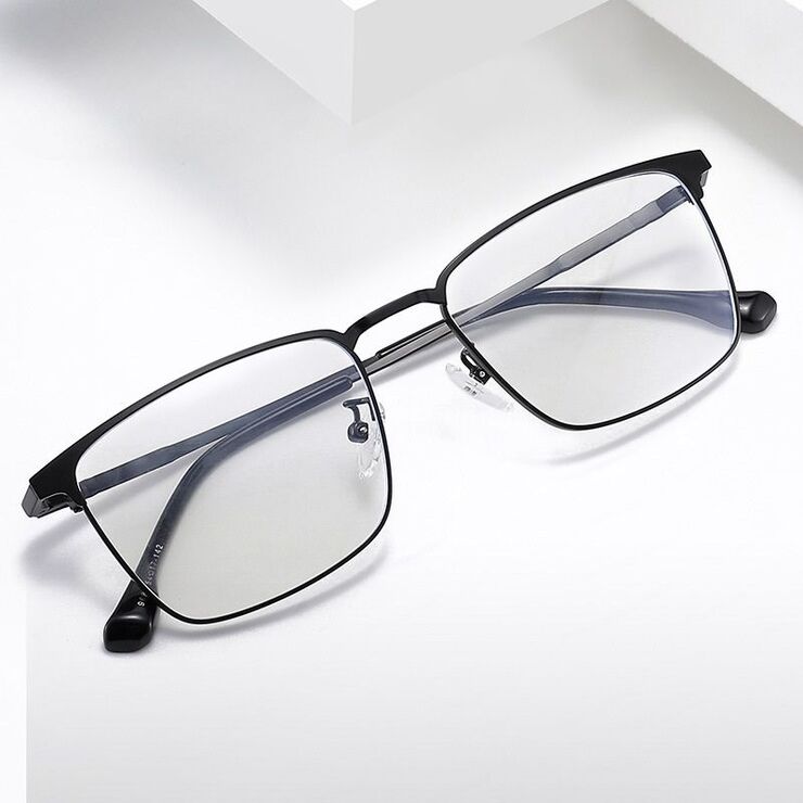 Metal glasses with blue light and UV protection 9683-2-GT