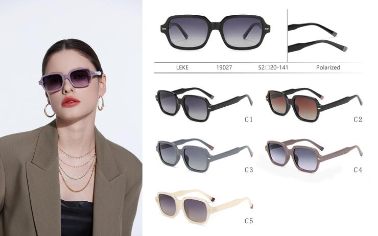 Polarized plastic sunglasses Leke LK19027