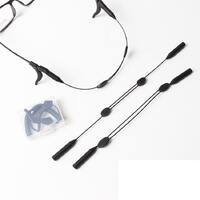 Silicone string eyeglasses holder + stopper, 25-40 cm