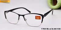 Women's metal eyeglasses with flex hinges Vizzini V7015