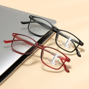 Очки из материала TR90 для чтения, мультифокальные с защитой Blue ray cut, диоптрии от +1.00 до +4.00, РМЦ=62-64, KY806-5多焦点