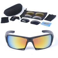 Очки защитные противоударные тактические +3 насадки 战术-全框-套装