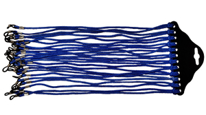 Шнурок для очков плетёный синий, 60 см (цена за упаковку - 12 штук)