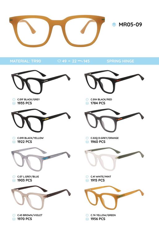 TR90 plastic frame for glasses MR05-09
