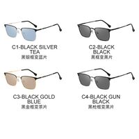 Очки металлические фотохромные с защитой от синего света 9662-GT