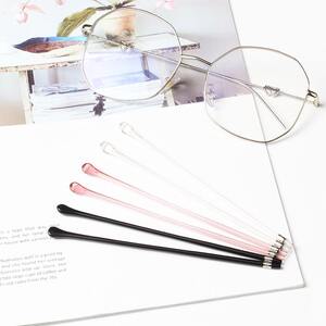 Наконечники на заушники пластиковые BY-15-123, длина 123 мм, круглое отверстие Ø1.4 мм (цена за пару)