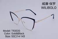 Оправа металл + TR90 ультратонкая с флексом Wilibolo TR3020