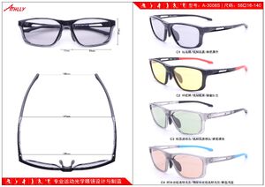 Оправа спортивная пластиковая из материала TR90 с солнцезащитными линзами Athlly A-3008S (скидки см. в таблице)