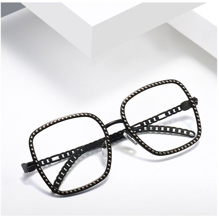 Metal glasses with Blue ray cut 2951-GT