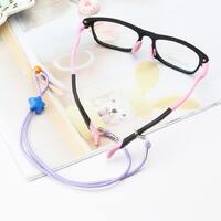 Elastic string eyeglasses holder for children 50 cm, set of 12 pieces