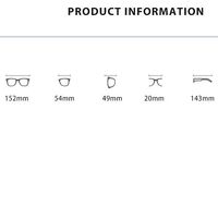 Plastic TR90 Blue Block glasses with blue light protection FENQI F6712B