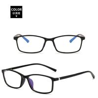 Plastic glasses KY2821-2平光 with Blue ray cut protection