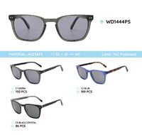 Plastic acetate frames polarized sunglasses WD1444PS