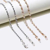 Glasses chain with hearts GM057