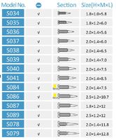 Self-aligning screw with break-off end for eyeglasses temples
