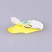 Липкий сегмент (липучки, слиперы, противоскользящие накладки для блокировки) для линз, жёлтый цвет, материал полиэтилен, 1000 штук, HKS1912