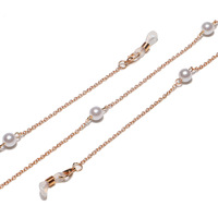 Металлическая цепочка для очков и масок с большими бусинами GL1177