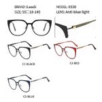 Очки защитные из ацетата с антибликовым покрытием Landi LD0330