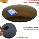 Polarized plastic lenses Ø75 mm POLARIZED LENS REVO-8 (price is for 1 pair)