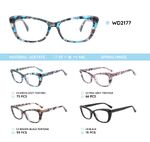 Plastic frames for glasses acetate material WD2177