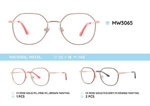 Оправа металлическая, с флексом MW3065