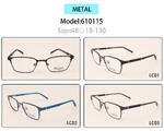 Metal eyeglasses frame for kids with spring hinges Nano Bimbo 610115 (item in stock)