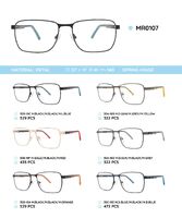 Металлическая оправа с дужками из пластика TR-90 MR0107