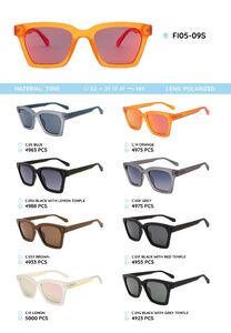 Солнцезащитные поляризационные очки в пластиковой оправе из TR90 FI05-09S