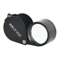 Folding magnifier K999-XX, diameter: 21 mm, magnification: 30X