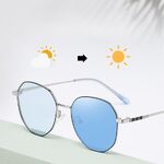 Photochromic glasses with blue light and UV protection 9654-2-GT