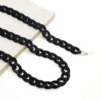 Acrylic non-slip matte chain, concave shape, for glasses and masks GB037