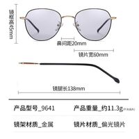 Photochromic glasses with blue light and UV protection 9641-2-GT