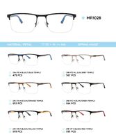 Metal frame with TR-90 temples with spring hinges MR1028