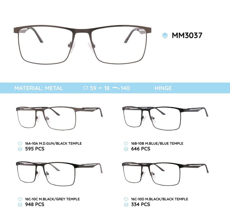 Оправа для очков металлическая мужская MM3037