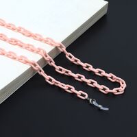 Acrylic non-slip chain, concave shape, for glasses and masks GB034