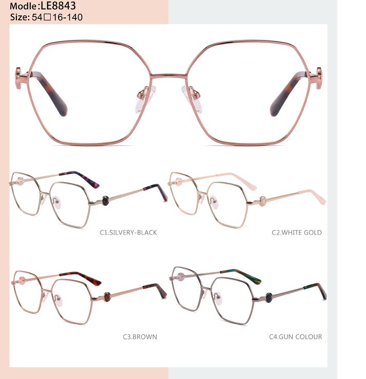 Оправа металлическая с флексом LE8843-DA