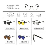 Rim's El Dorado with a set of polarized sunglasses bits on the magnet 2218A