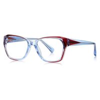 Plastic TR90 frame for glasses with Blue Ray Cut protection and spring hinges More LS006