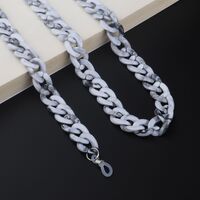 Acrylic non-slip chain, with 12 colors, for glasses and masks GB039