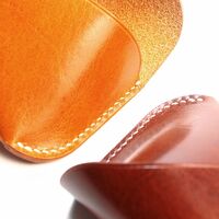 Genuine leather glasses case PGNH023