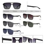 Polarized TR90 sunglasses for men with spring hinges Romonis TR98004-R